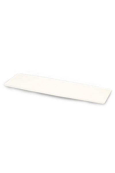 Raki RAKI rectangular melamine platter 19x64.5x1cm white