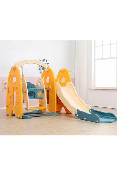 FULLJOY Slide with swing and basketball hoop 3*1, 185*150*117 cm