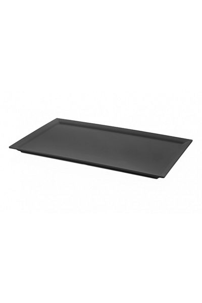 Raki Melamine platter RAKI Orta GN 1/1 53x32.5 cm black color