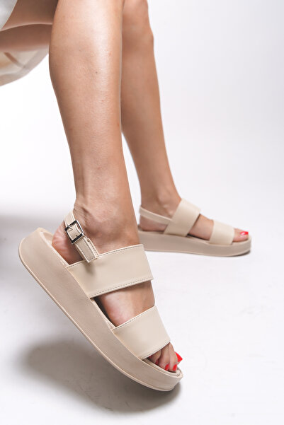 Riccon Merradyl Women's Sandals 0012701 Beige