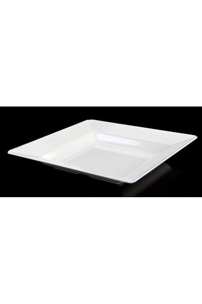 Raki RAKI ESTE square melamine deep platter 46x46x6.8cm white