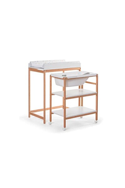 OK Baby Okbaby Woody Bebek Küvetli Alt Değiştirme Ünitesi