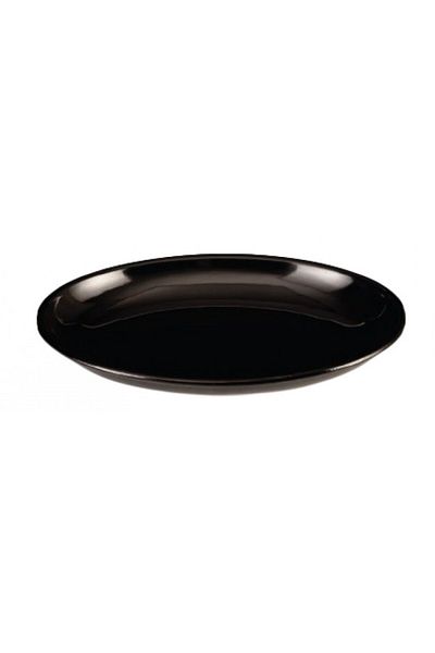 Raki Oval platter RAKI 29.5x40.5x5cm black