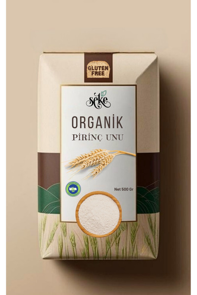 Organik Glutensiz Pirinç Unu 500 Gr
