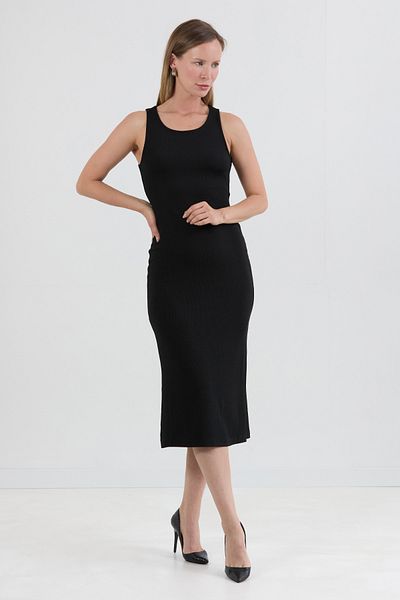 Fulla Moda Βασικό φόρεμα με σχισμή
