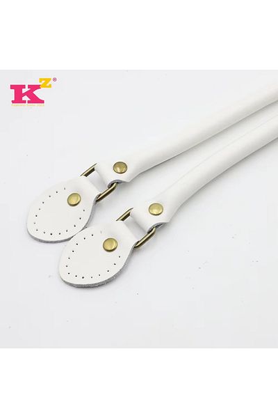 HOBİ 1 Pair of Shoulder Straps with Penguin Model Earplugs 60 cm Faux Leather Bag Strap Handmade Accessory