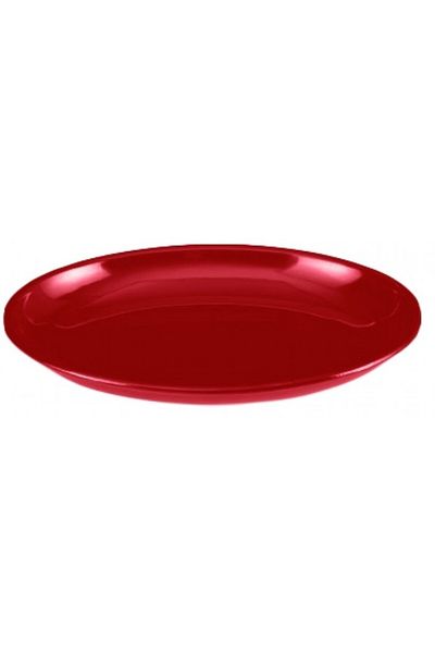 Raki Oval platter RAKI 29.5x40.5x5cm red