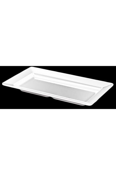 Raki Platou melamina dreptunghiulara Raki Bato White 37x65,5x1cm