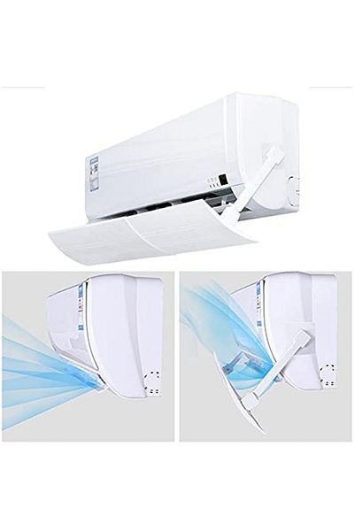 Biki Retractable Air Conditioner Air Deflector, Universal Adjustable Air Conditioning Deflector A
