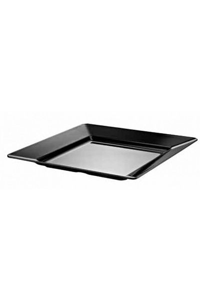 Raki RAKI ESTE square melamine platter 46x46x4.7cm black