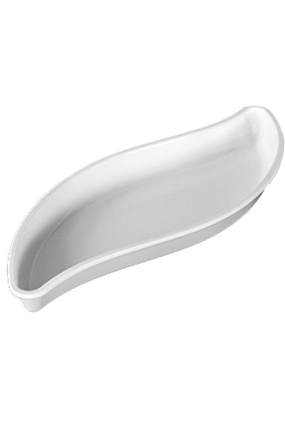 Raki Raki melamine leaf platter 51x20cm white