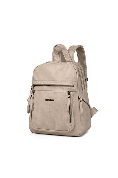 BARCELONA 21K Washed Leather Medium Size Women's Backpack 21-K Barcelona 1846-7