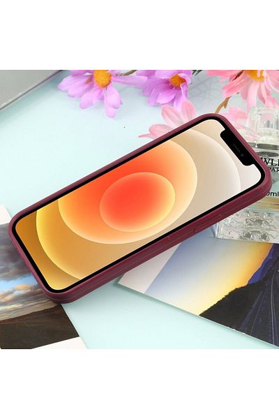 OEM Carcasă compatibilă cu Apple iPhone 13 PRO, silicon TPU, subțire, rezistentă la șocuri, roșie - cu încărcare wireless