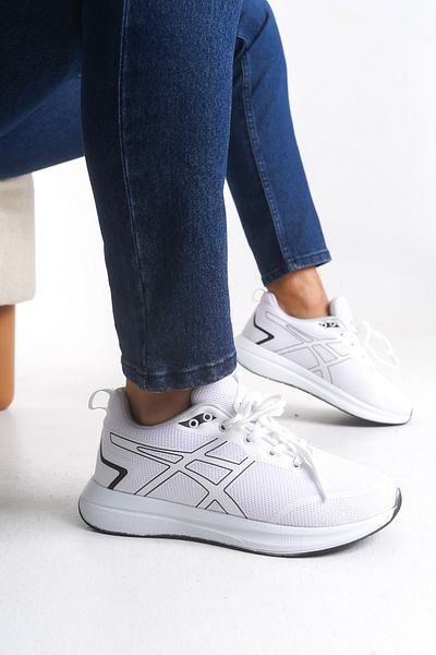 Riccon Graryll Unisex Sneaker 001218 Λευκό Μαύρο
