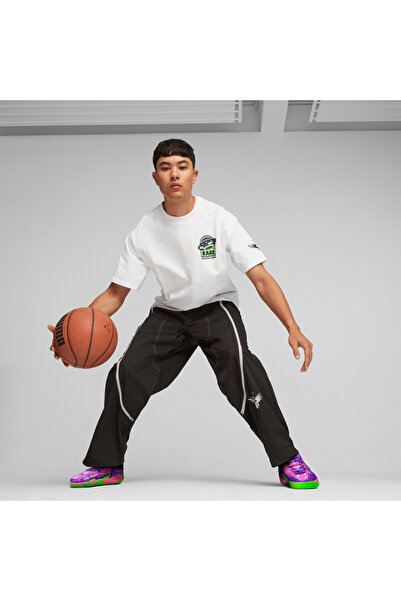 Puma Mens MELO x TOXIC Basketball Dime Pants - Black