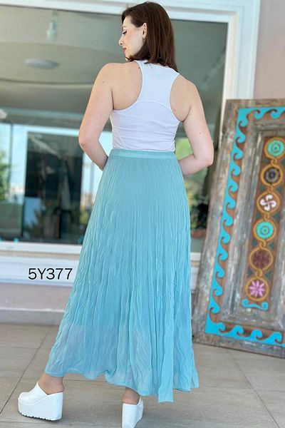 İnce Topuk Lined Chiffon Skirt 5Y377