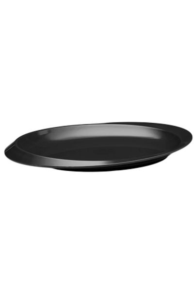 Raki Oval melamine presentation tray RAKI 31x47x4cm black