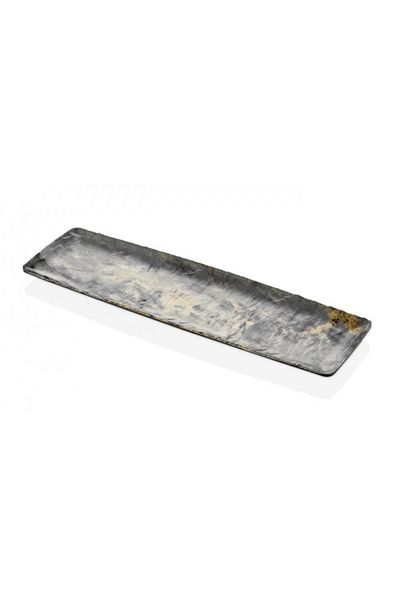 Raki Melamine plate RAKI Polari Marble G/N 2/4 53x32.5cm