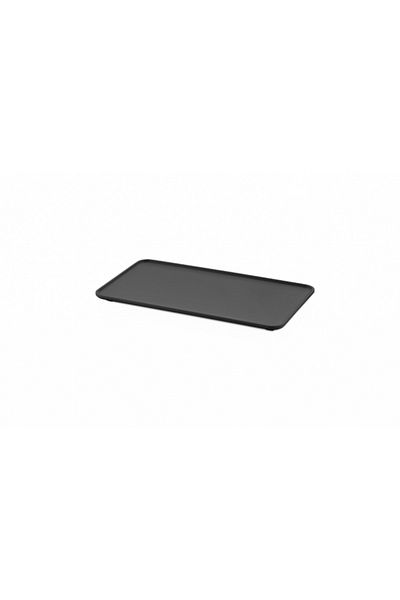 Raki Melamine platter RAKI Tana GN 1/3 32.5x18 cm black color