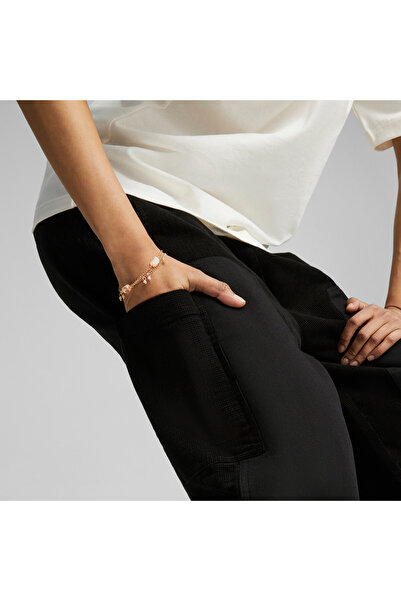 Puma Womens DOWNTOWN Corduroy Pants - Black