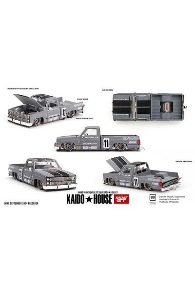 mini gt 1/64 160 [KaidoHouse x MiniGT] شيفروليه سيلفرادو كايدو V2