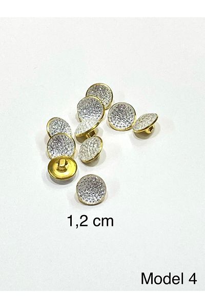 karantuhafiye Blouse Button / Metallized Blouse Button / 2915 /10 Pieces Model 4