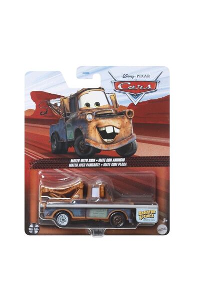 Disney Cars Disney Cars Tekli Karakter Araçlar MATER WITH SIGN DXV29-HTX86