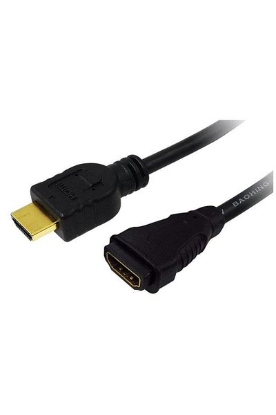 LogiLink CABLU Video LogiLink CH0059, HDMI tata - HDMI mama, 1 m (Negru)
