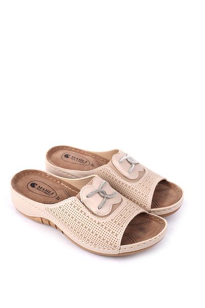 Papuçsepeti Shoe Basket 4741 Women's Comfortable Orthopedic Daily Slippers