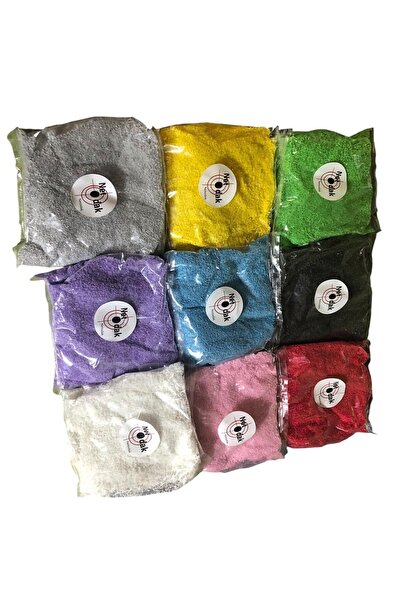 Elioure Renkli Renkli Dekoratif Kum Oyuncak Kumu (5 PAKET) Kalsit Silis Bahçe Dekor Saksı Terraryum Kum 3,5