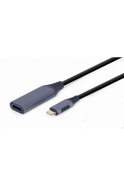 Gembird Cablu HDMI Gembird A-USB3C-HDMI-01, USB Type-C la HDMI, 0.15m (Gri)