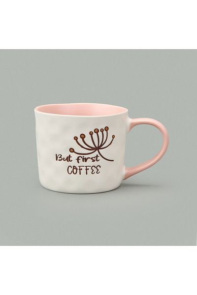 MATMEL Kitchen It's Coffee Time Mug - Cream - 415 ml