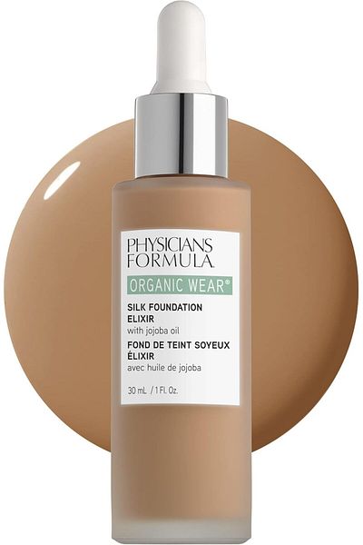 Physicians Formula Organic Wear Silk Foundation Elixir with Jojoba OIl - Medium-To-Tan, 30ml