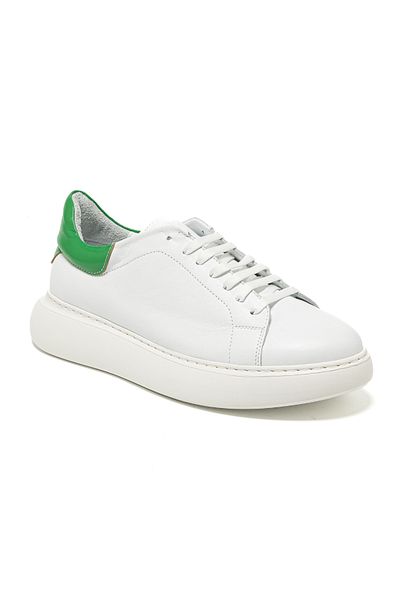 John May Men's Sneaker (Daily) Rc-25Y-058-R1960 John May White-Green