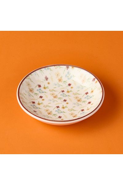 Evidea Kitchen Ceramic 12 Piece Floral Breakfast Set - Colorful