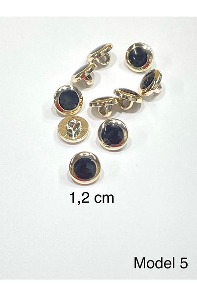 karantuhafiye Blouse Button / Metallized Blouse Button / 2915 /10 Pieces Model 5