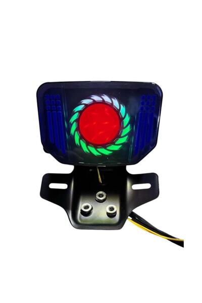 bardakcı bike Cg Çita Modifiye Angel Model Arka Stop Dönerli Mavi Komple ( Sinyalli )