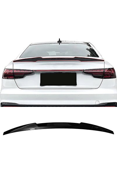 Harphour Audi A4 B9 Sedan M4 Bagaj Üstü Spoiler Parlak Siyah Spoyler Plastik ...