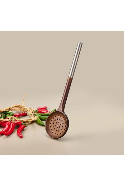 MATMEL Acacia Colander - Brown / Gray - 32 cm