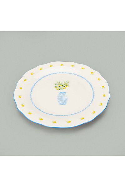 MATMEL Kitchen Limecello Porcelain Pie Plate - Colored - 20 cm