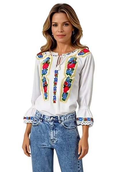 rody's forever Women's blouse type R25 white/cream, size 3XL