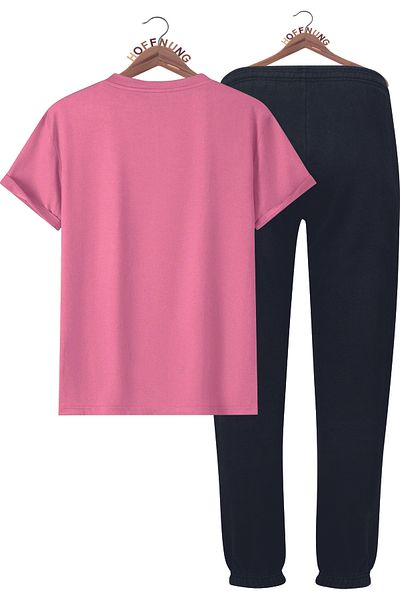 HOFFNUNG Full Pants Eiffel Tower Oversize