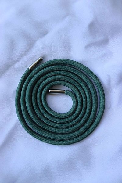 Assa Wood Tracksuit and Sweatshirt Hooded Rope 125 cm Round Lacing Green, 1 Piece
