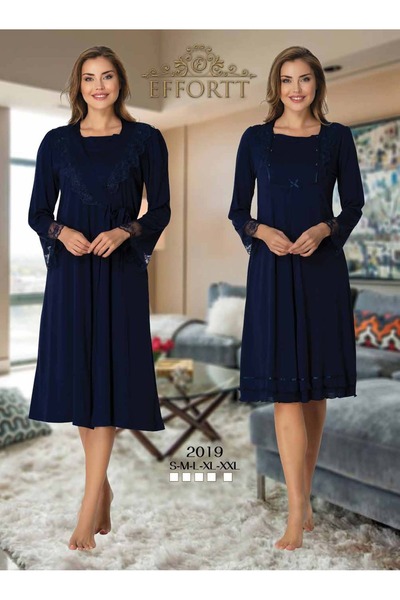 Effort Pijama Pregnant Maternity Nightgown Set with Morning Dress Elegant Maternity Set Effortt