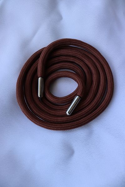 Assa Wood Tracksuit and Sweatshirt Hooded Rope 115 cm Round Lacing Brown, 1 Piece