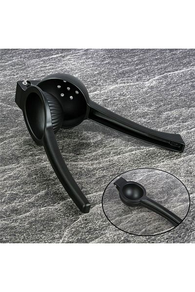 MATMEL Steel Lemon Squeezer - Black - 23X9 cm