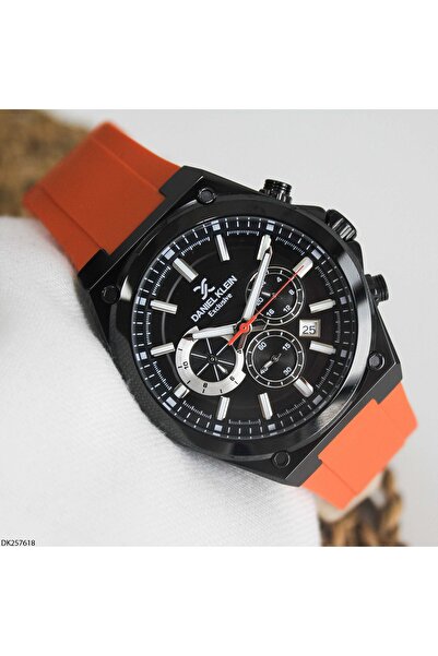 Daniel Klein ساعة يد رجالية DK257618 بسوار سيليكون