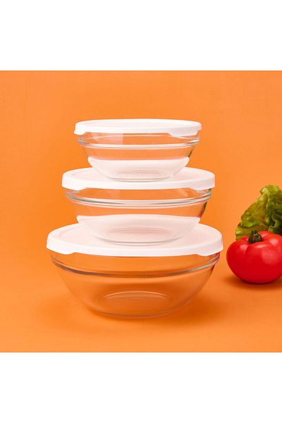 ASPARTAM Chef Storage Container Set - Transparent / White