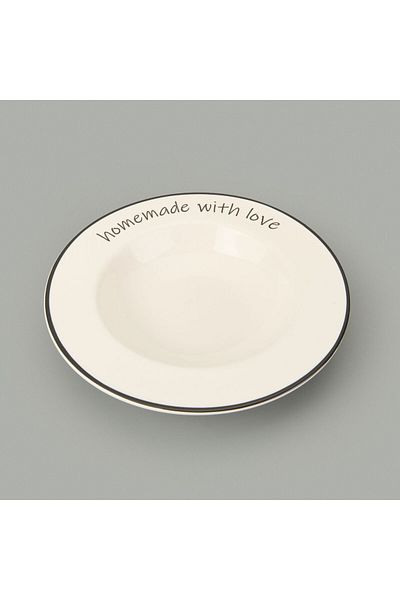MATMEL Kitchen Homemade with Love Pasta Plate - Colored - 26 cm