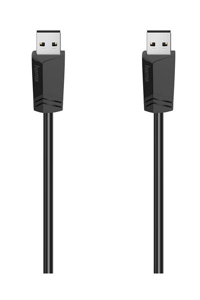 Hama Hama 200601 Cable, USB A - USB A, 1.5m (Black)